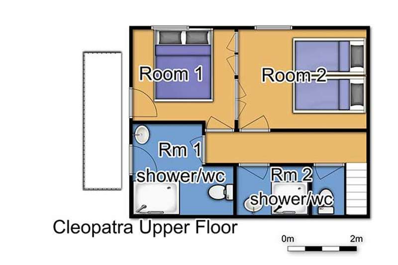 chalet cleopatra upper floor