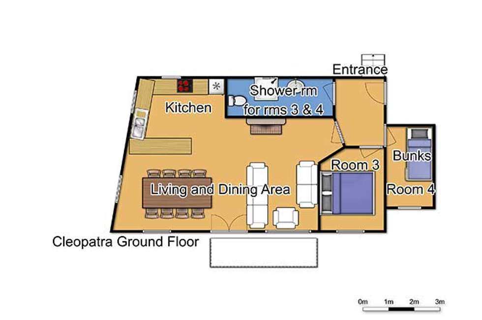 chalet cleopatra ground floor