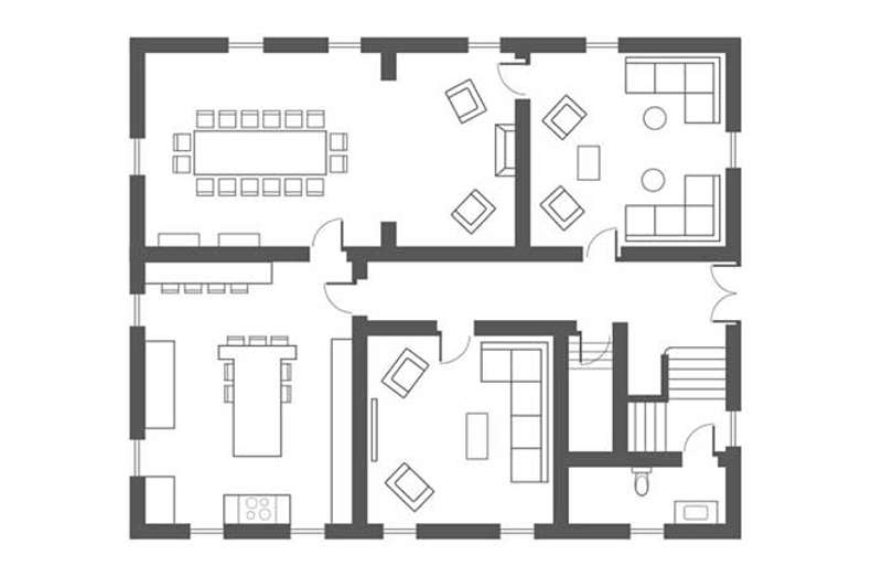 the manoir ground floor