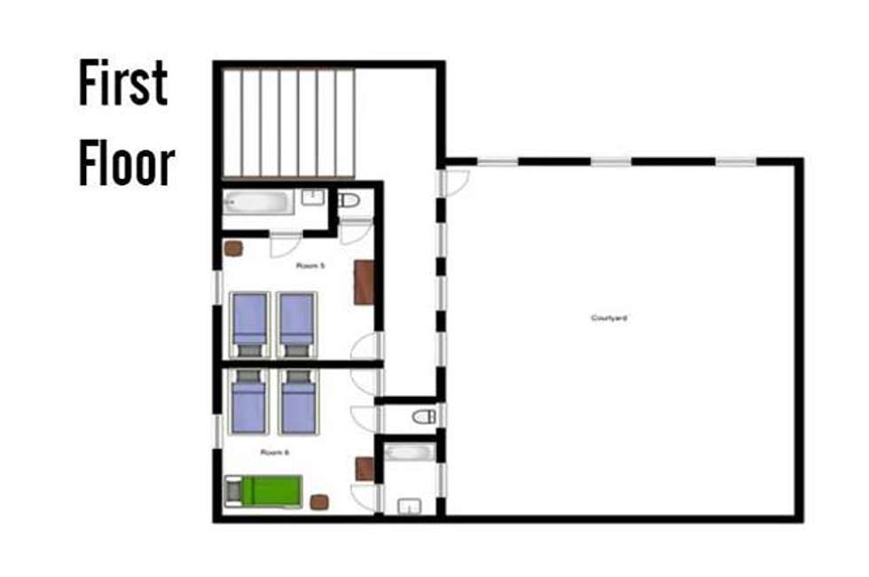 chalet les eterlous first floor
