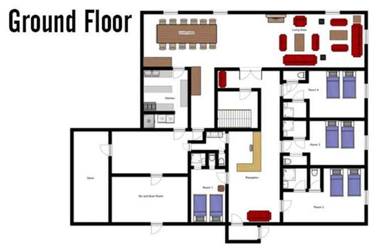 chalet les eterlous ground floor