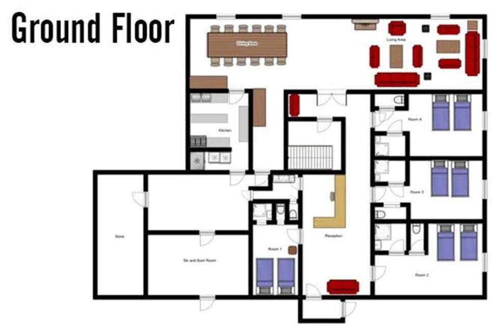 chalet les eterlous ground floor