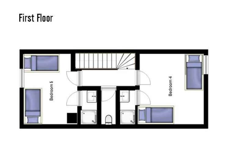 chalet lever de soleil first floor