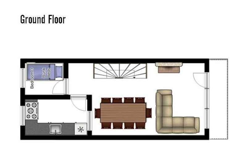 chalet lever de soleil ground floor