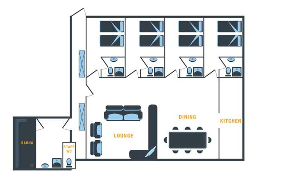 chalet little haus floorplan